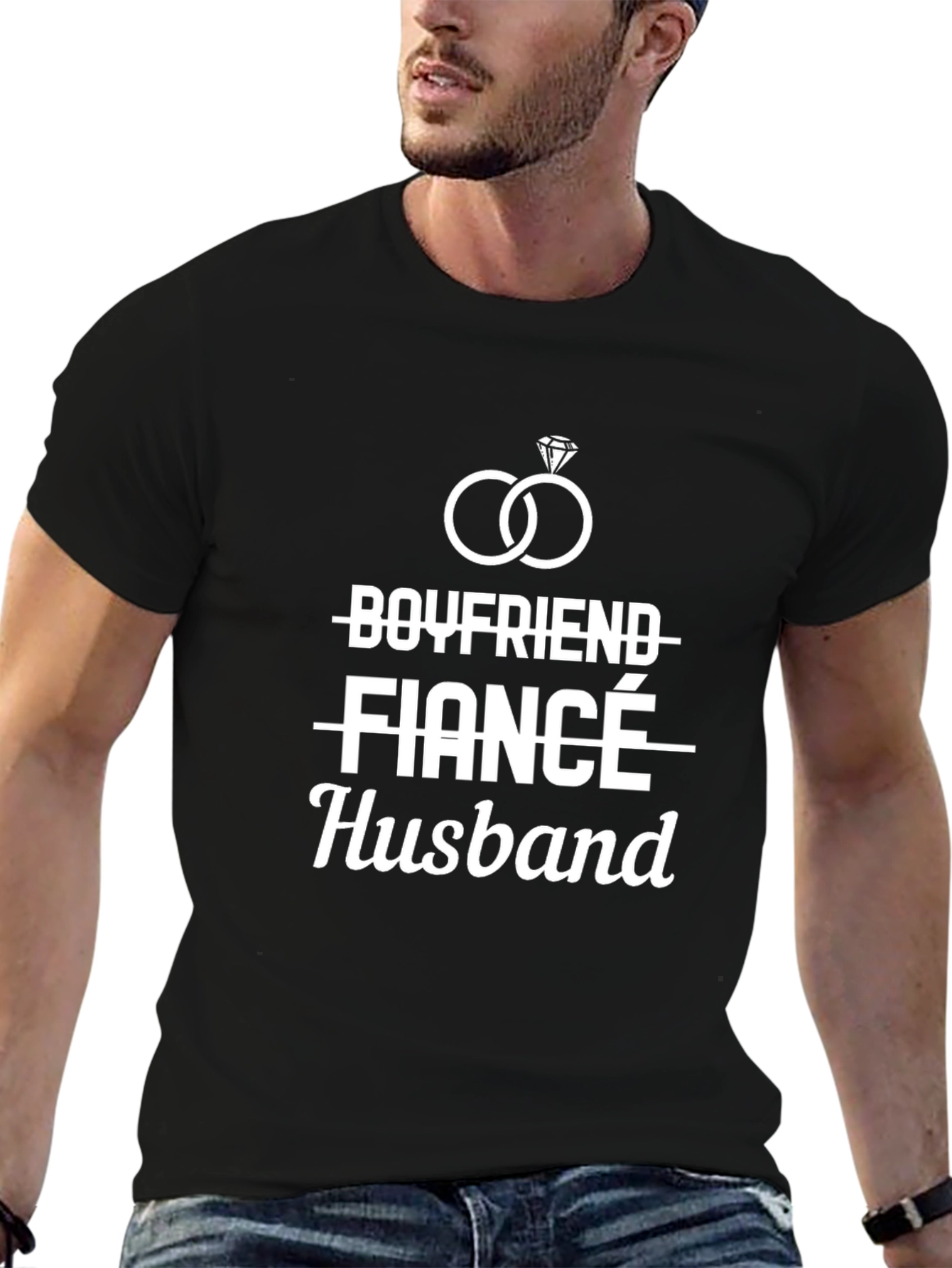 Boyfriend Fiance Husband Graphic T-Shirt