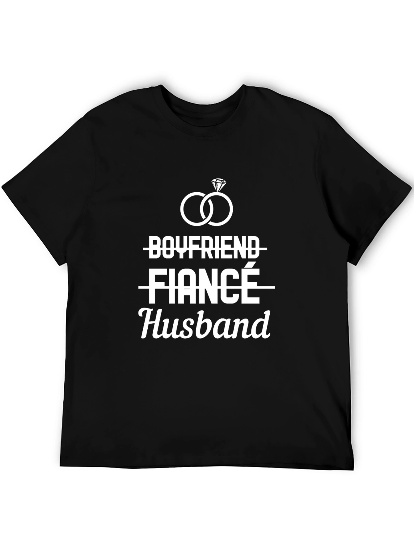 Boyfriend Fiance Husband Graphic T-Shirt