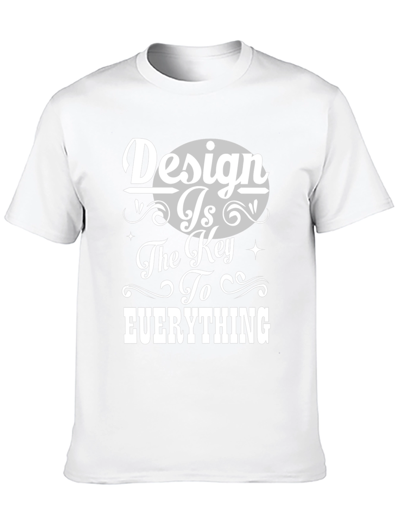Design is Key Graphic Tee - Unisex Black T-Shirt