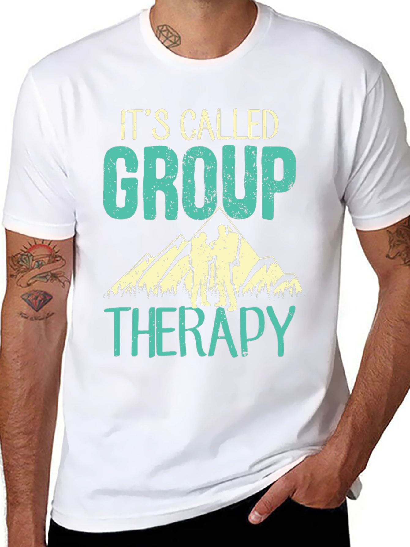 Group Therapy Hiking T-Shirt - Outdoor Adventure Tee
