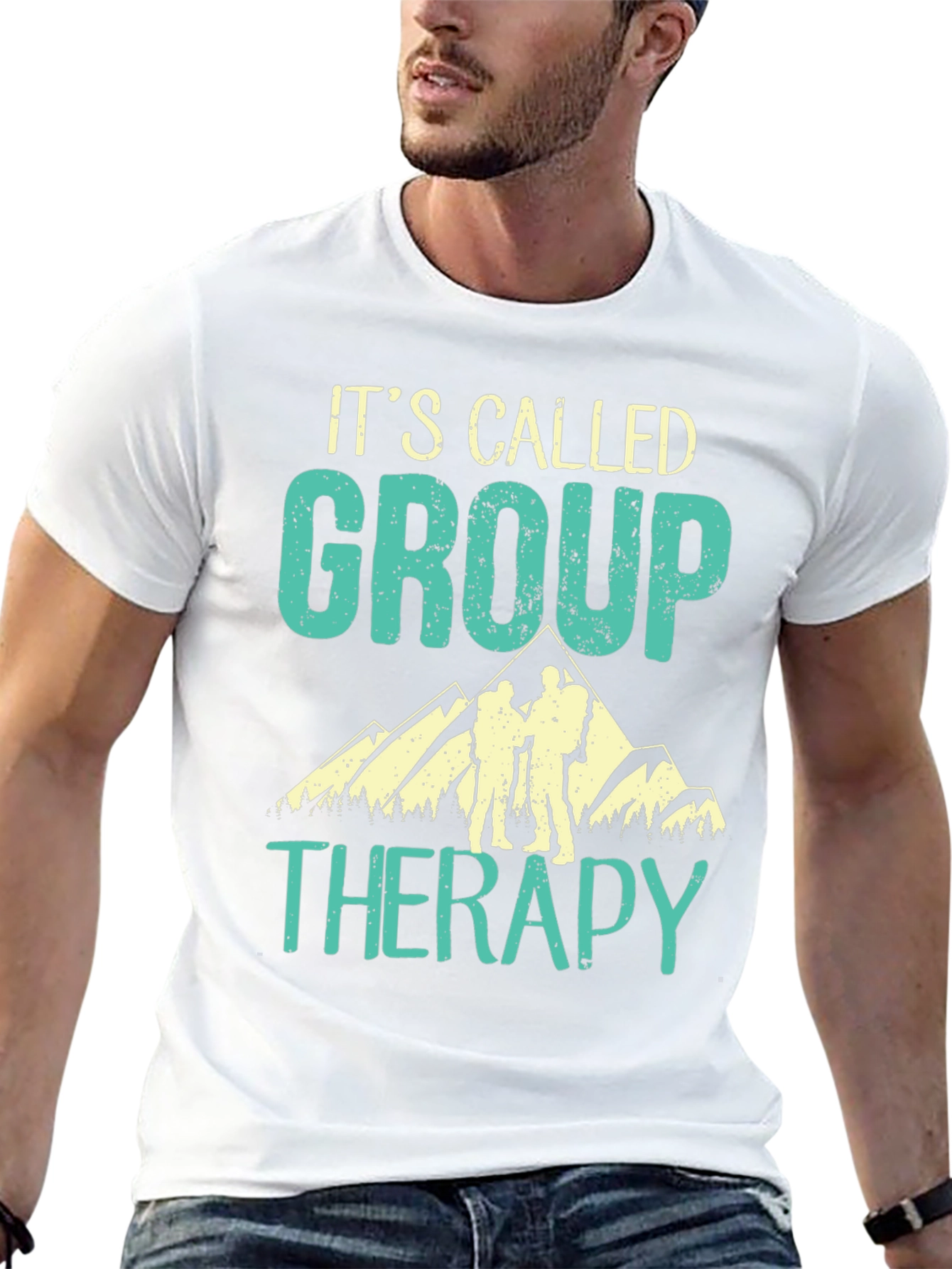 Group Therapy Hiking T-Shirt - Outdoor Adventure Tee