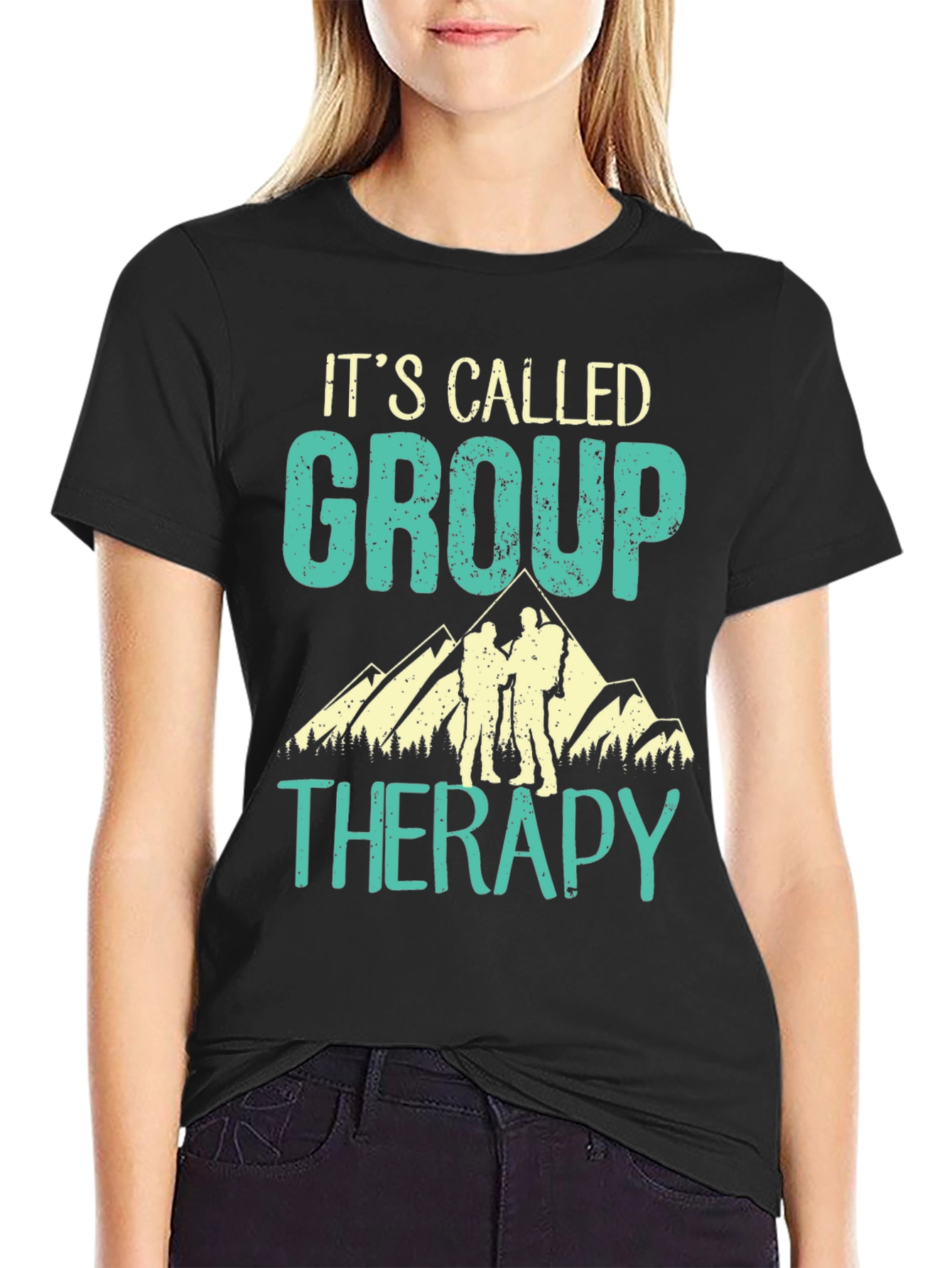 Group Therapy Hiking T-Shirt - Outdoor Adventure Tee