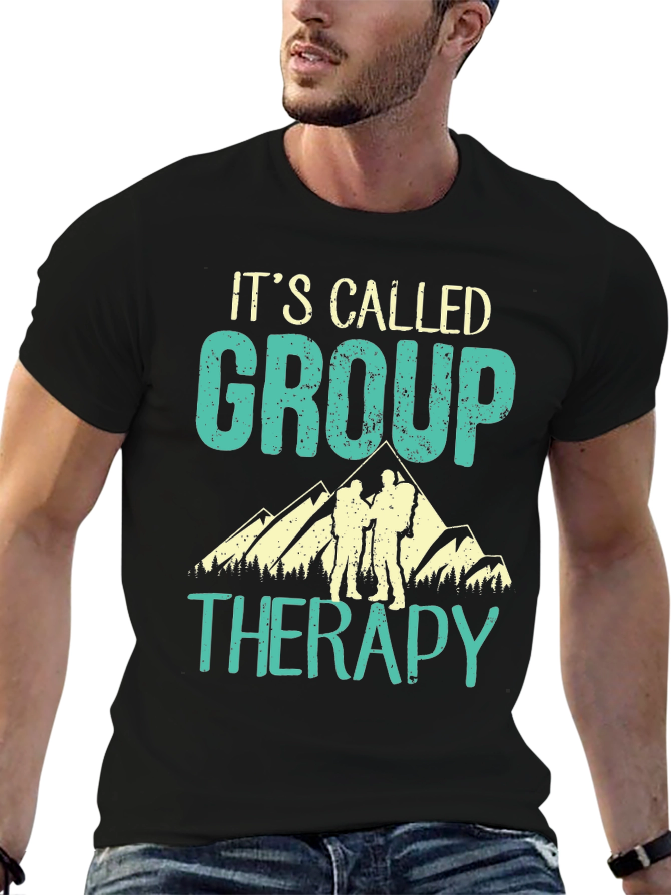 Group Therapy Hiking T-Shirt - Outdoor Adventure Tee