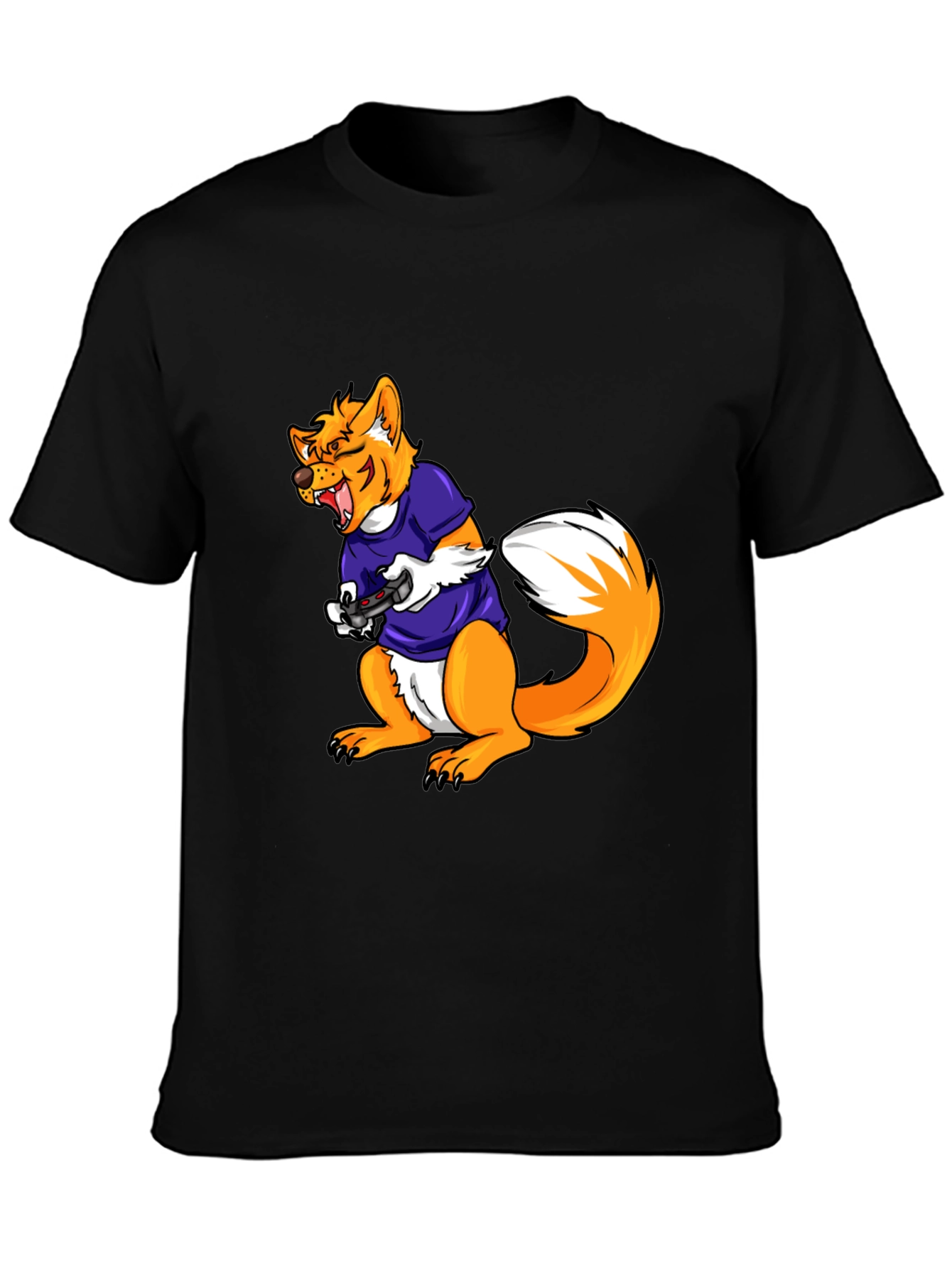 Gamer Fox Graphic Tee