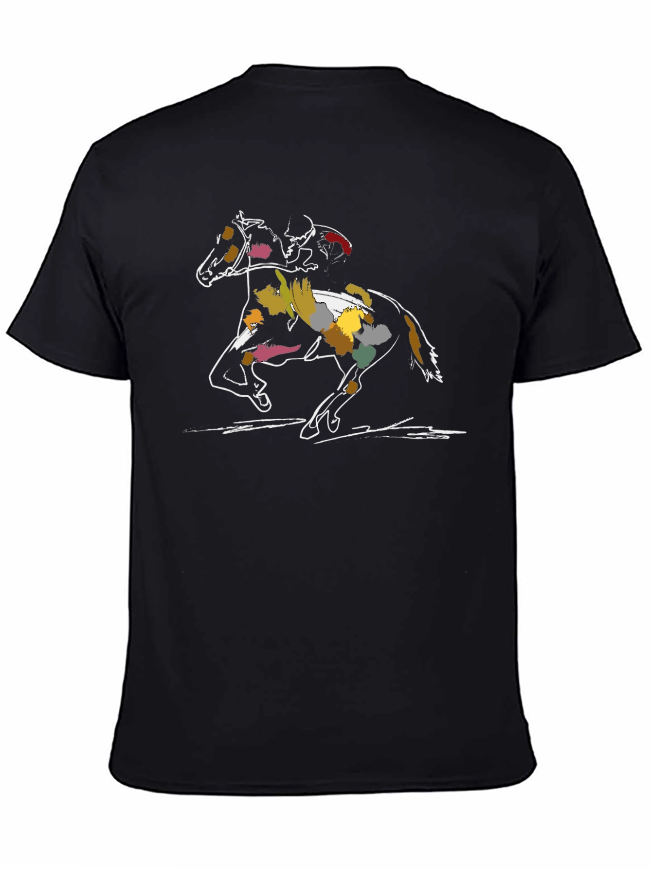 Horse Racing T-Shirt - Artistic Design