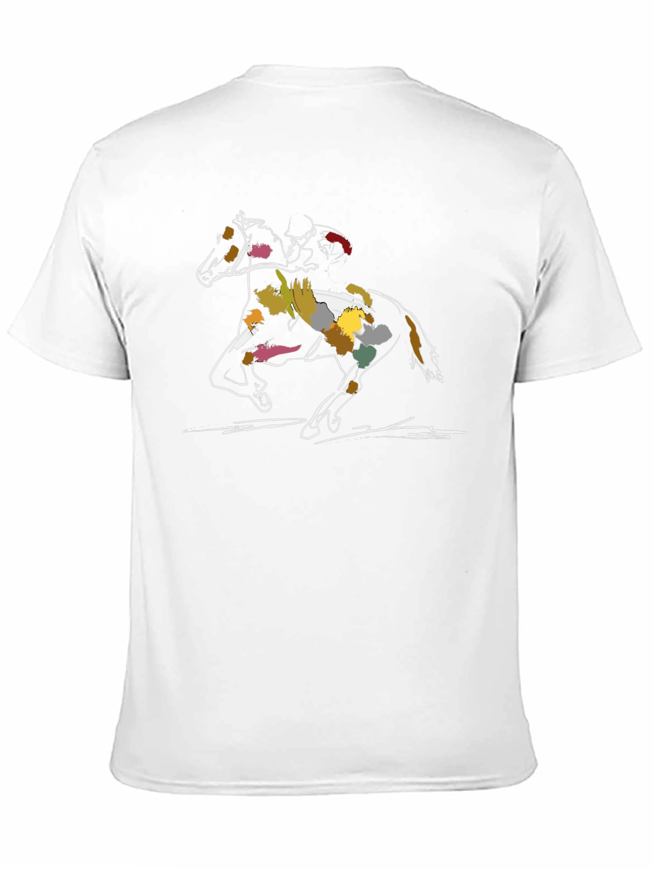 Horse Racing T-Shirt - Artistic Design
