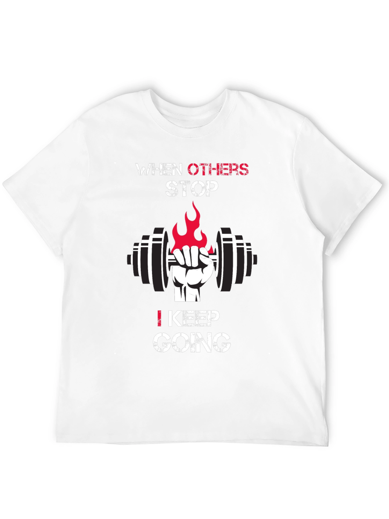 Motivational Gym T-Shirt - Keep Going