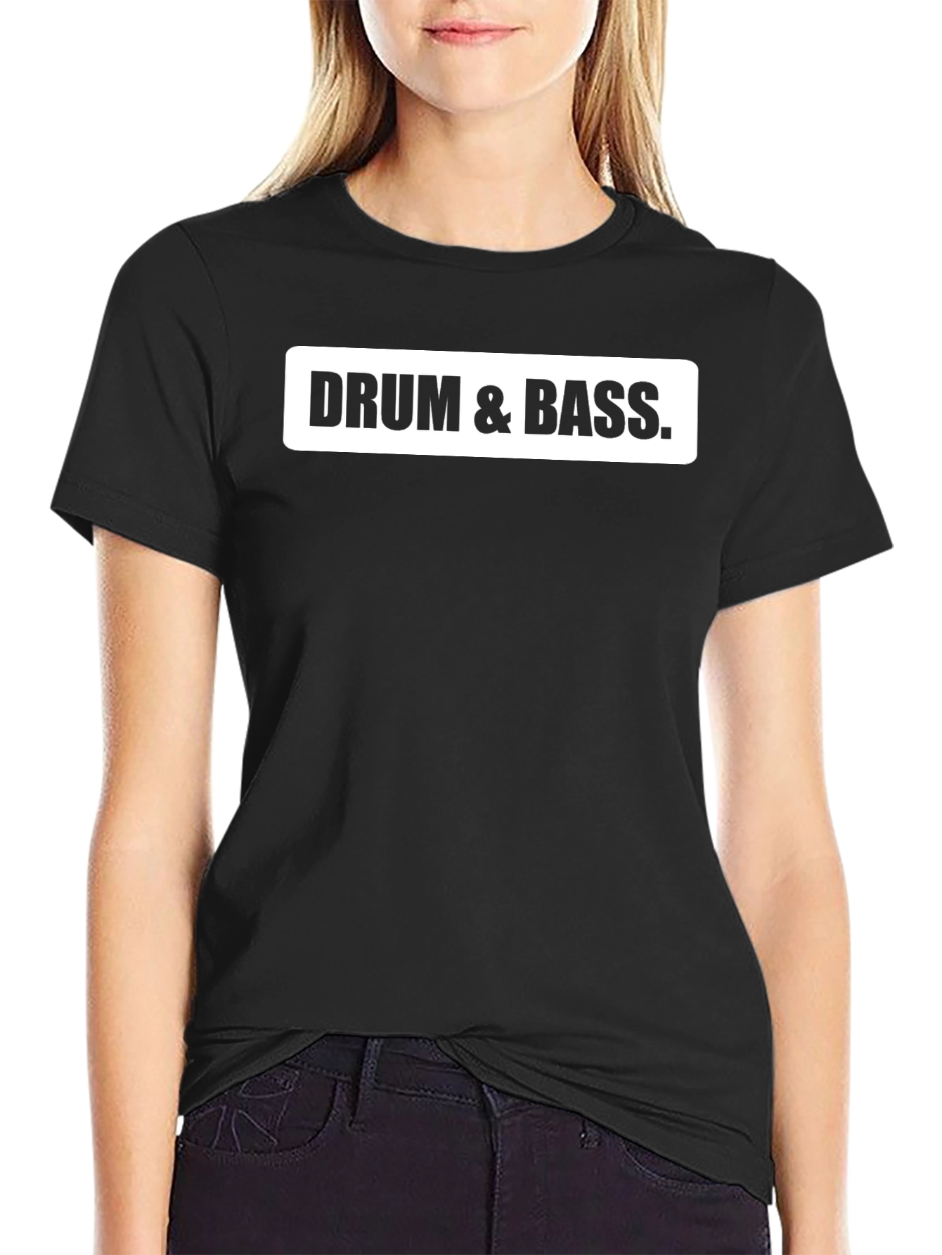 Drum & Bass Black Graphic Tee