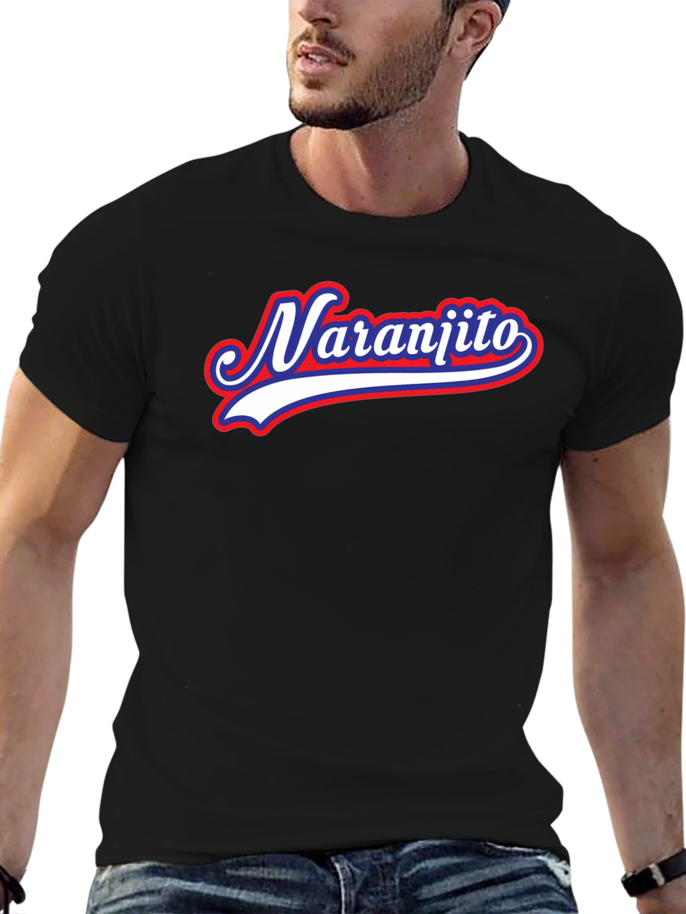 Naranjito Baseball Style T-Shirt