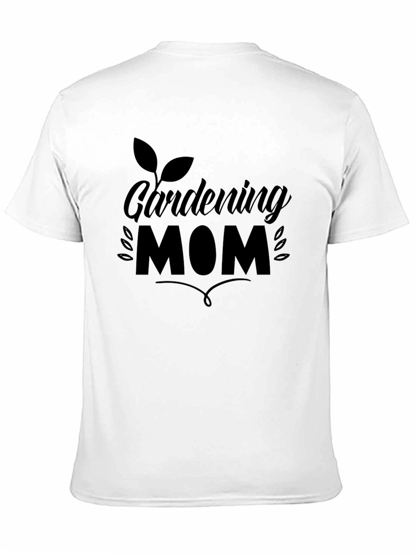 Gardening Mom Black T-Shirt