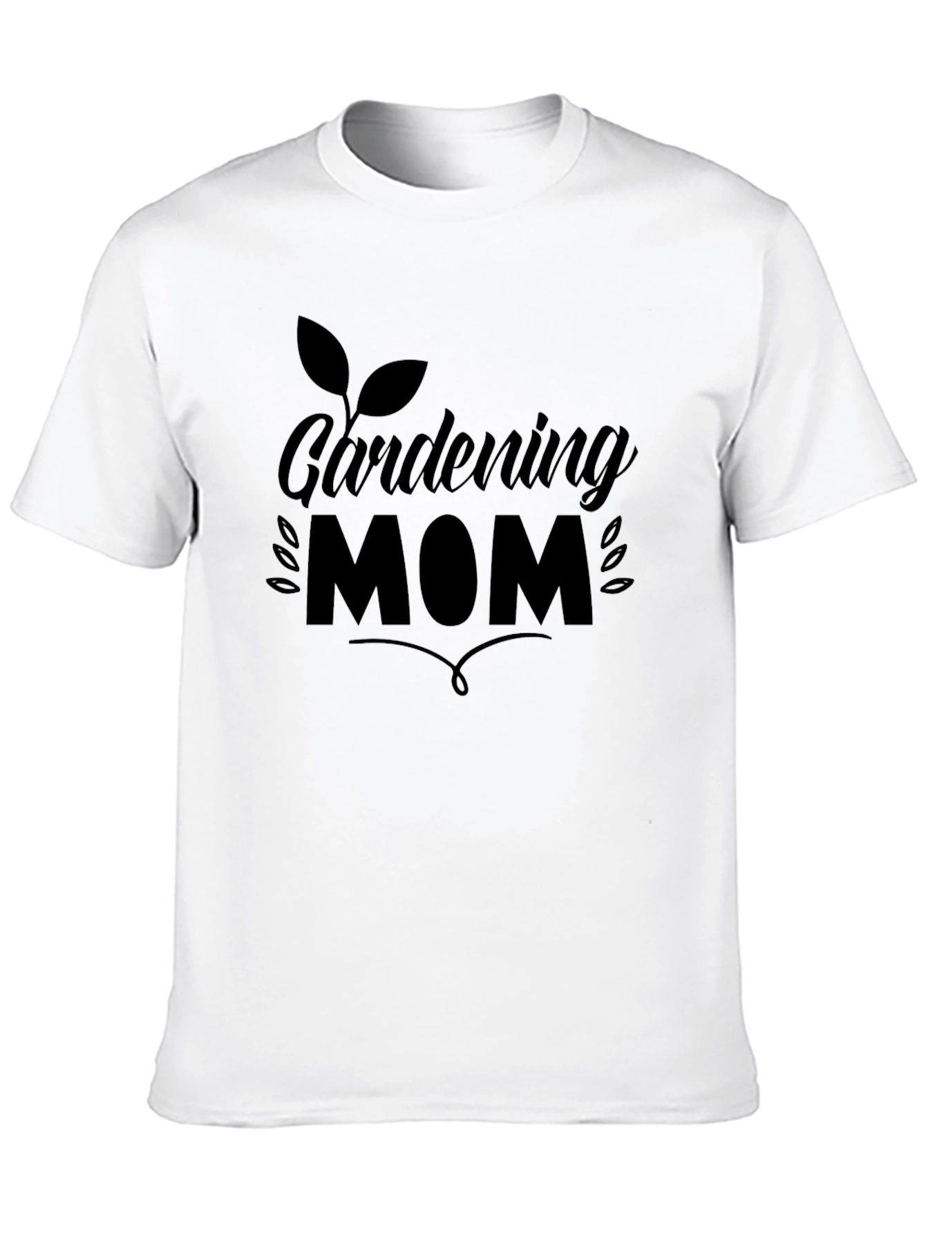 Gardening Mom Black T-Shirt
