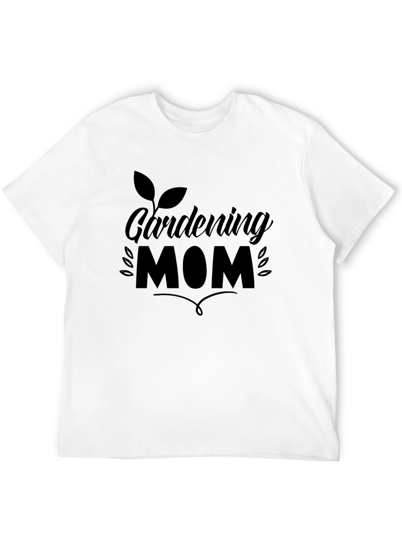 Gardening Mom Black T-Shirt