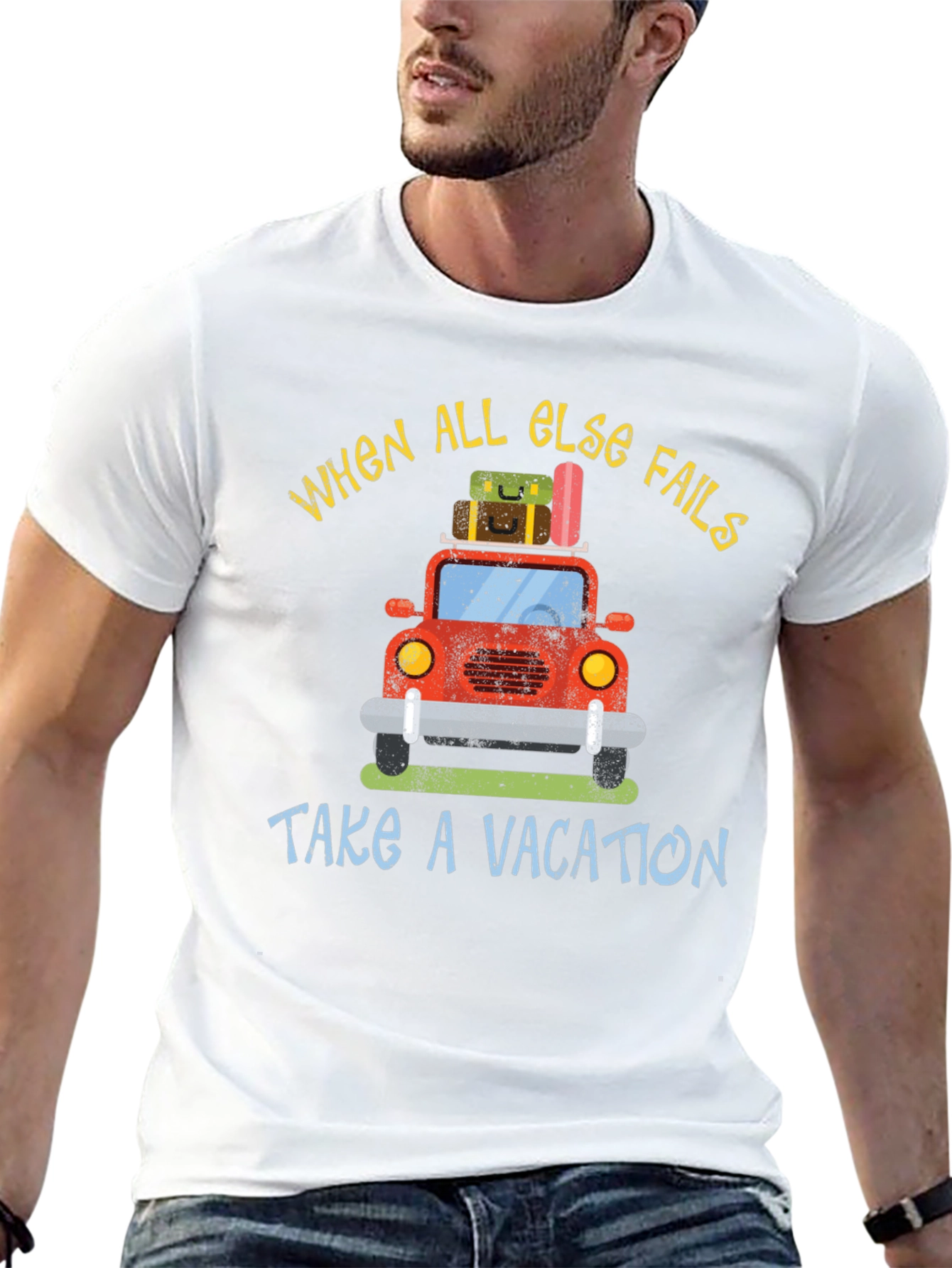Vacation Graphic T-Shirt - When All Else Fails