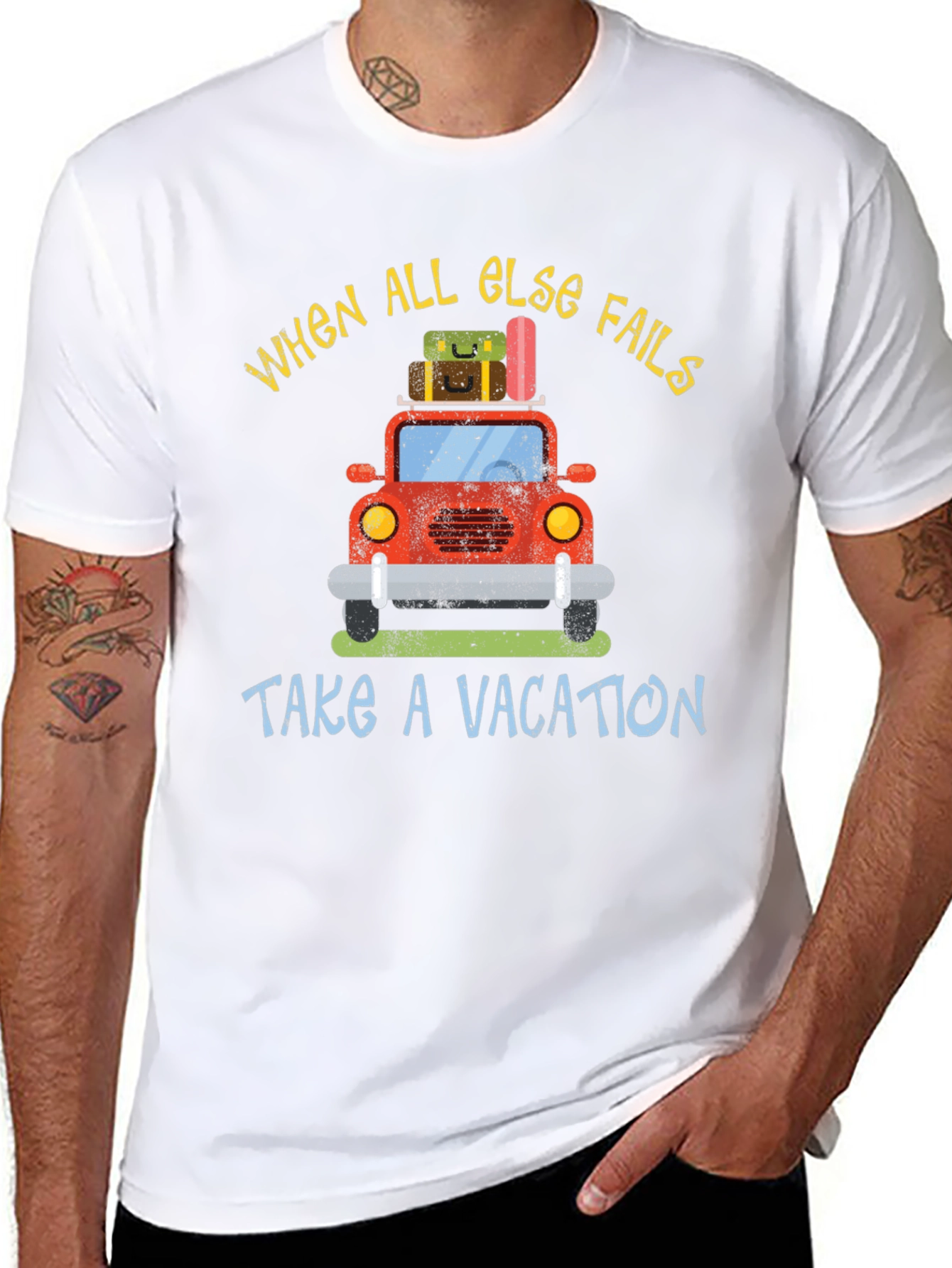 Vacation Graphic T-Shirt - When All Else Fails