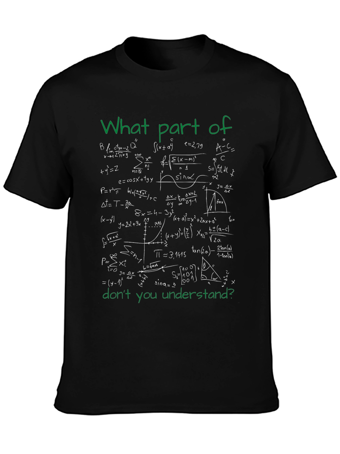 Math Formula T-Shirt - Funny Geeky Graphic Tee
