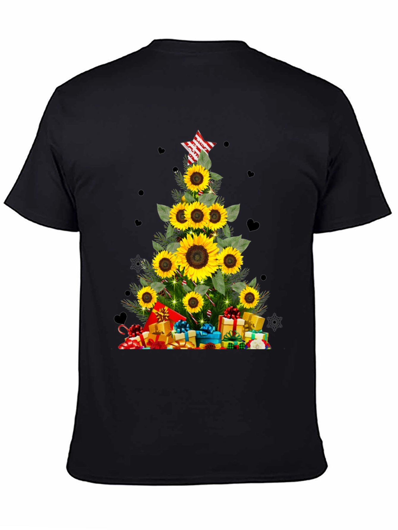 Sunflower Christmas Tree T-Shirt