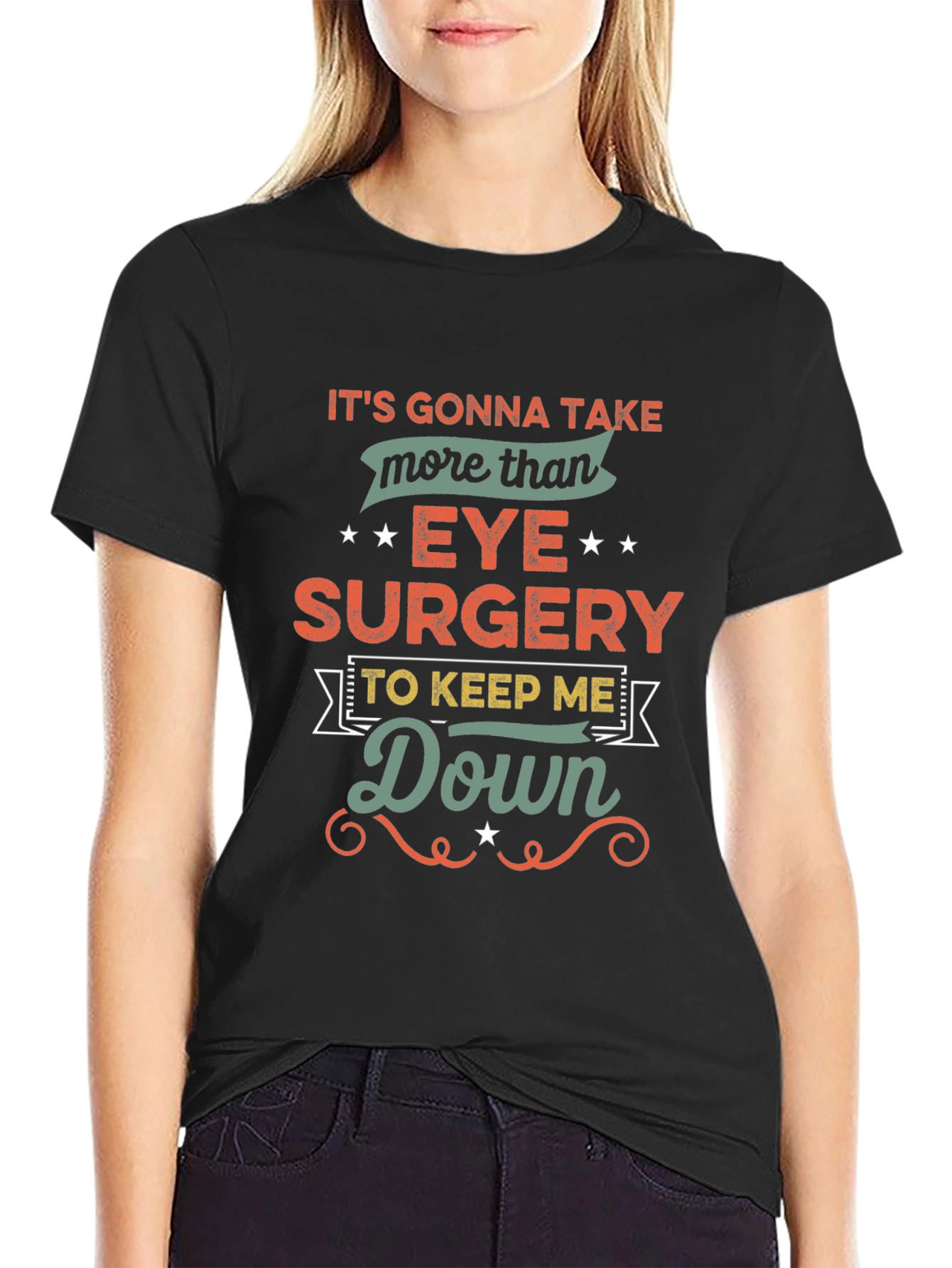 Eye Surgery Recovery T-Shirt - Funny Graphic Tee