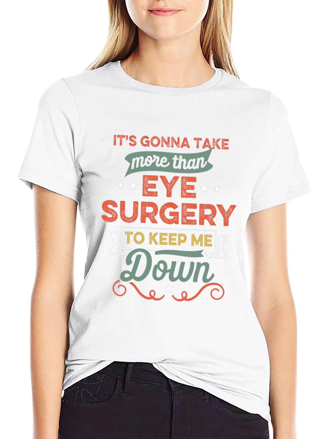 Eye Surgery Recovery T-Shirt - Funny Graphic Tee