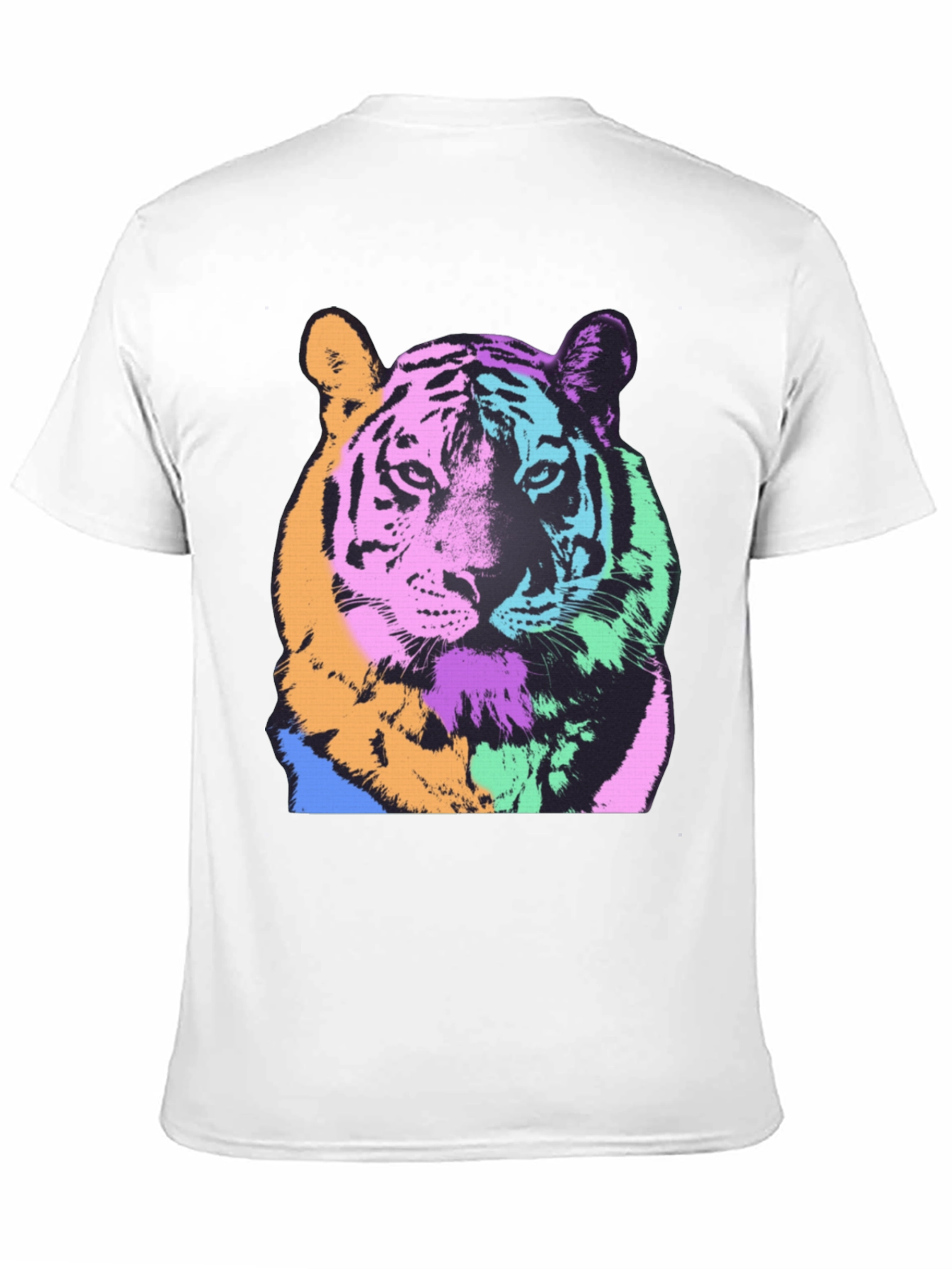Pop Art Tiger Graphic Tee - Bold & Stylish