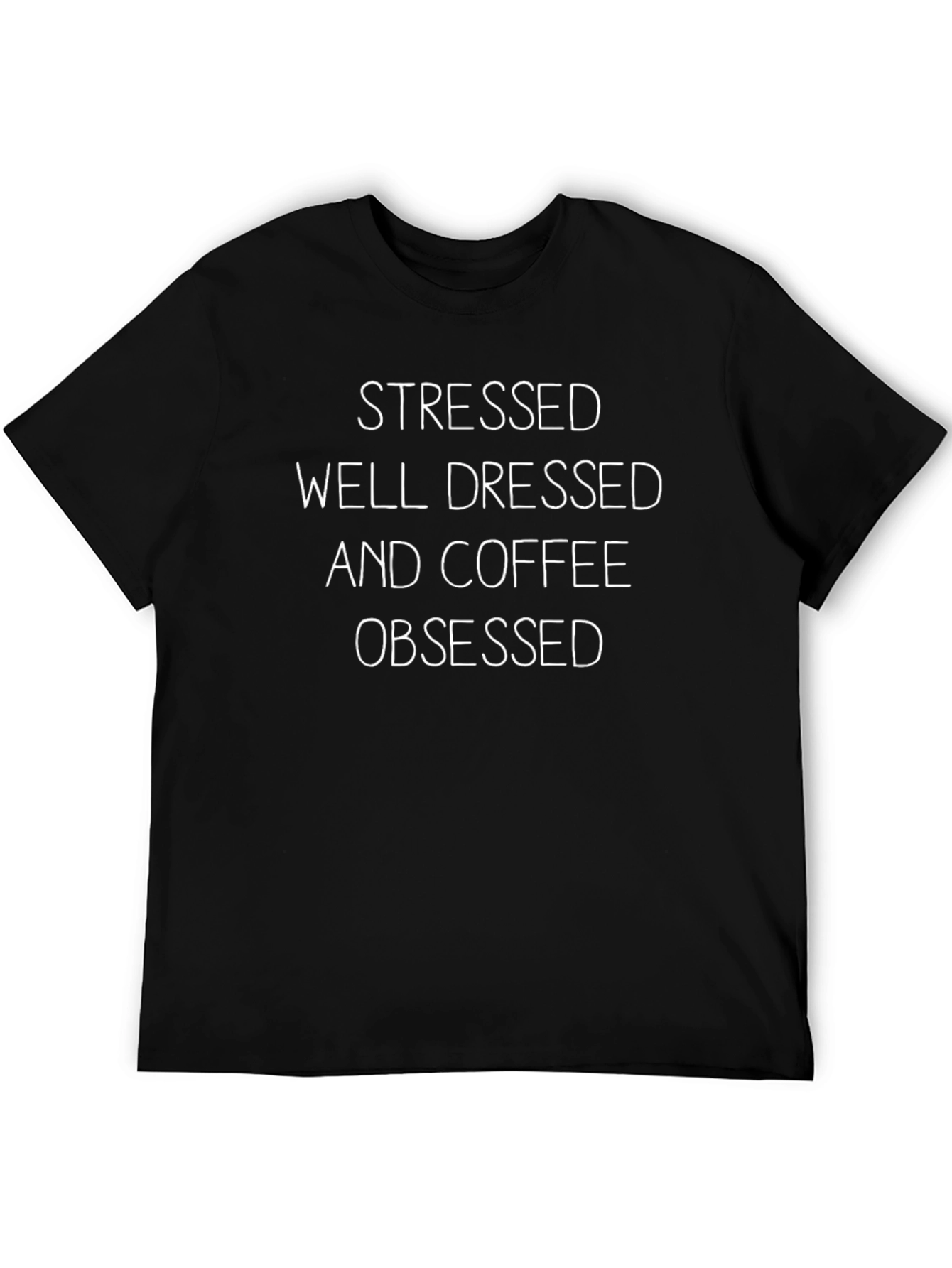 Stressed Coffee Obsessed Graphic Tee