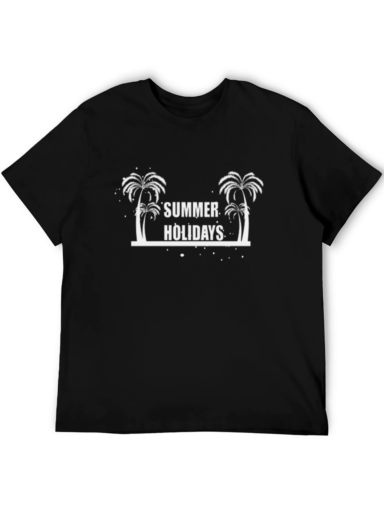 Summer Holidays Palm Tree Graphic T-Shirt