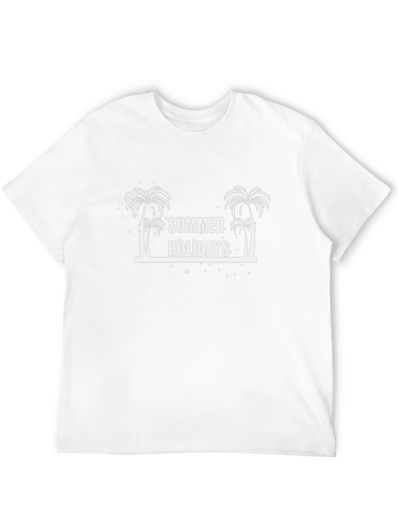 Summer Holidays Palm Tree Graphic T-Shirt
