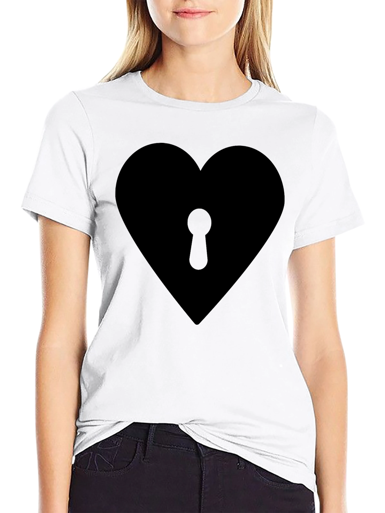 Heart Lock T-Shirt - Unisex Graphic Tee