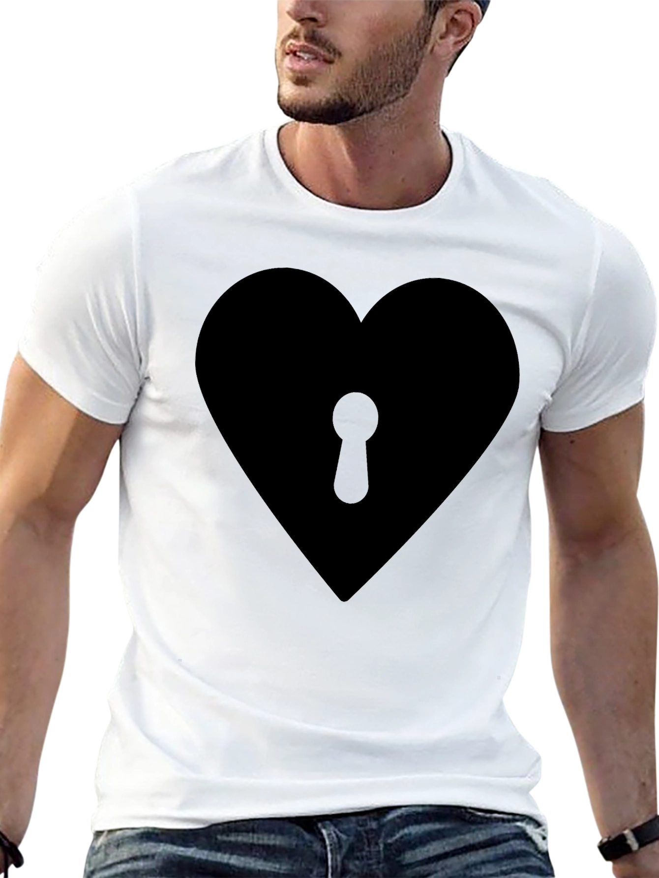 Heart Lock T-Shirt - Unisex Graphic Tee
