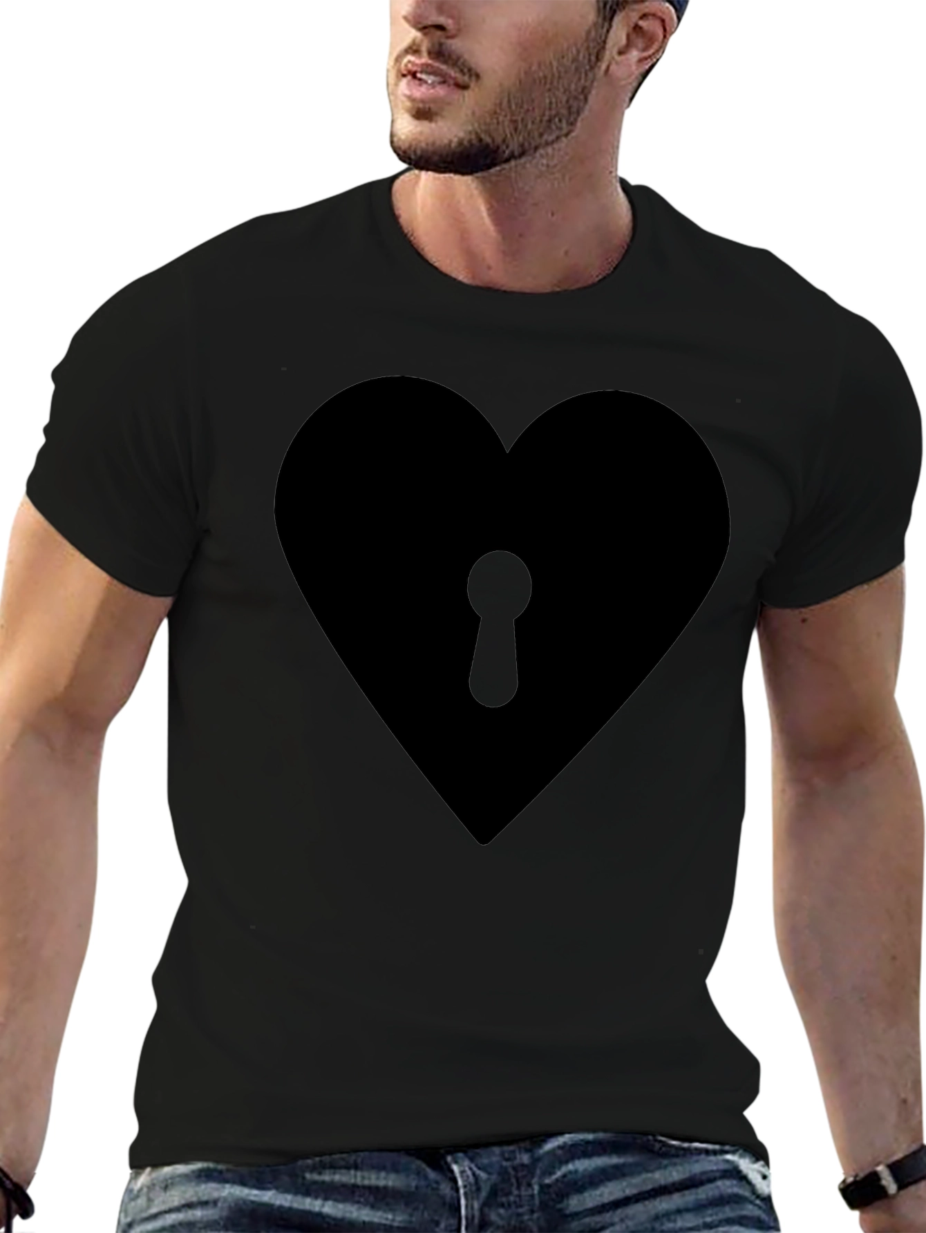 Heart Lock T-Shirt - Unisex Graphic Tee