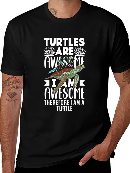 Awesome Turtle Graphic T-Shirt - Unisex