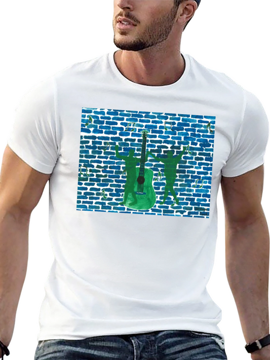 Musical Guitar Graphic T-Shirt