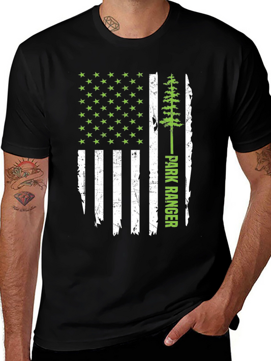 Park Ranger American Flag T-Shirt