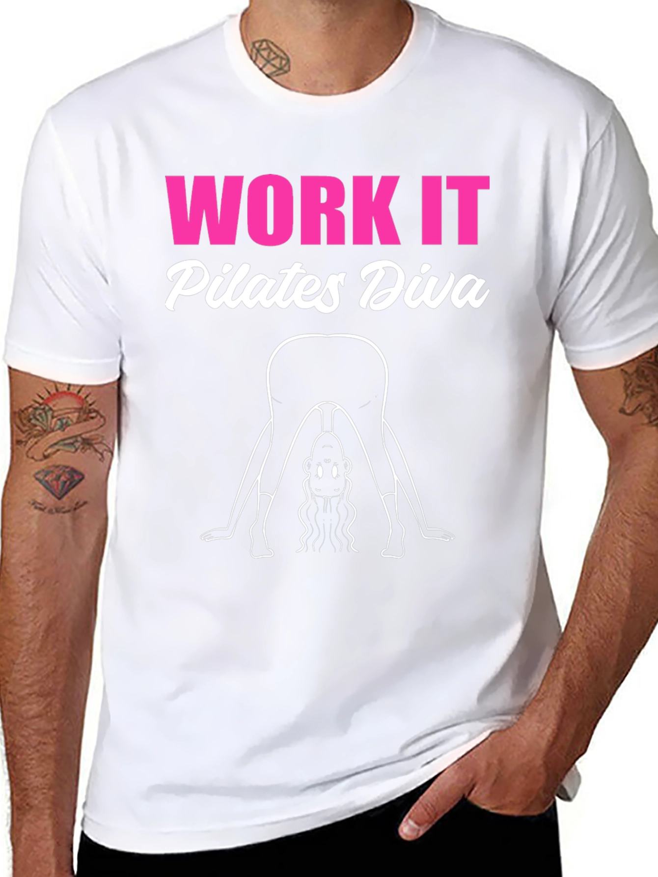 Pilates Diva Graphic T-Shirt - Work It!