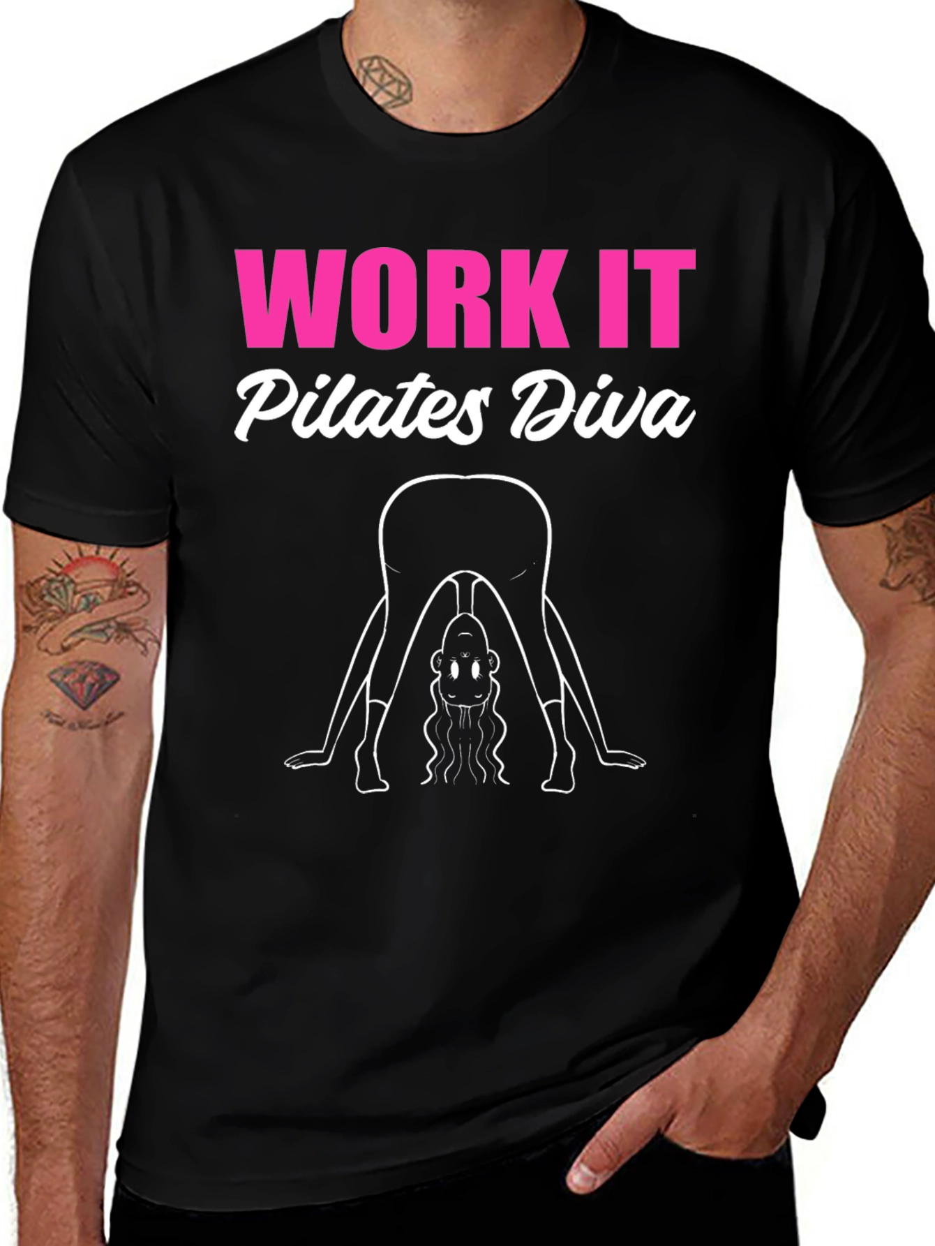 Pilates Diva Graphic T-Shirt - Work It!