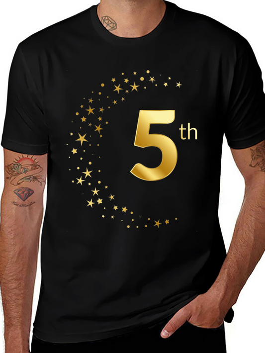 5th Birthday Starry Tee
