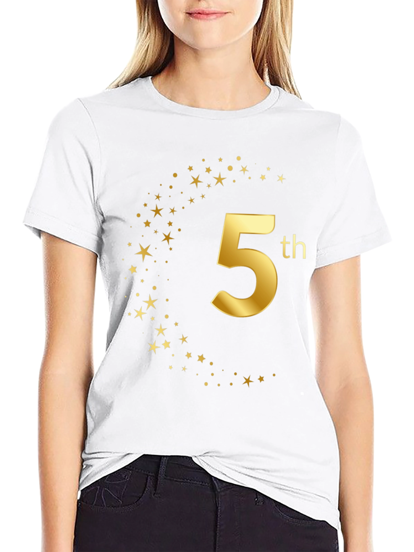 5th Birthday Starry Tee