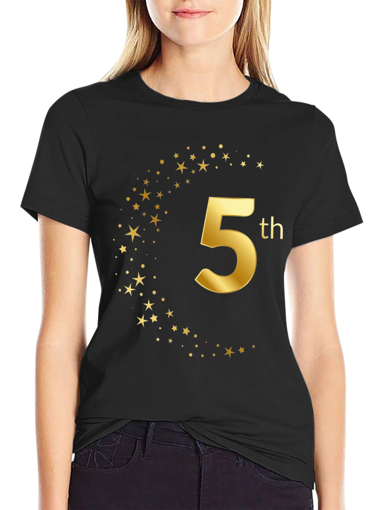 5th Birthday Starry Tee