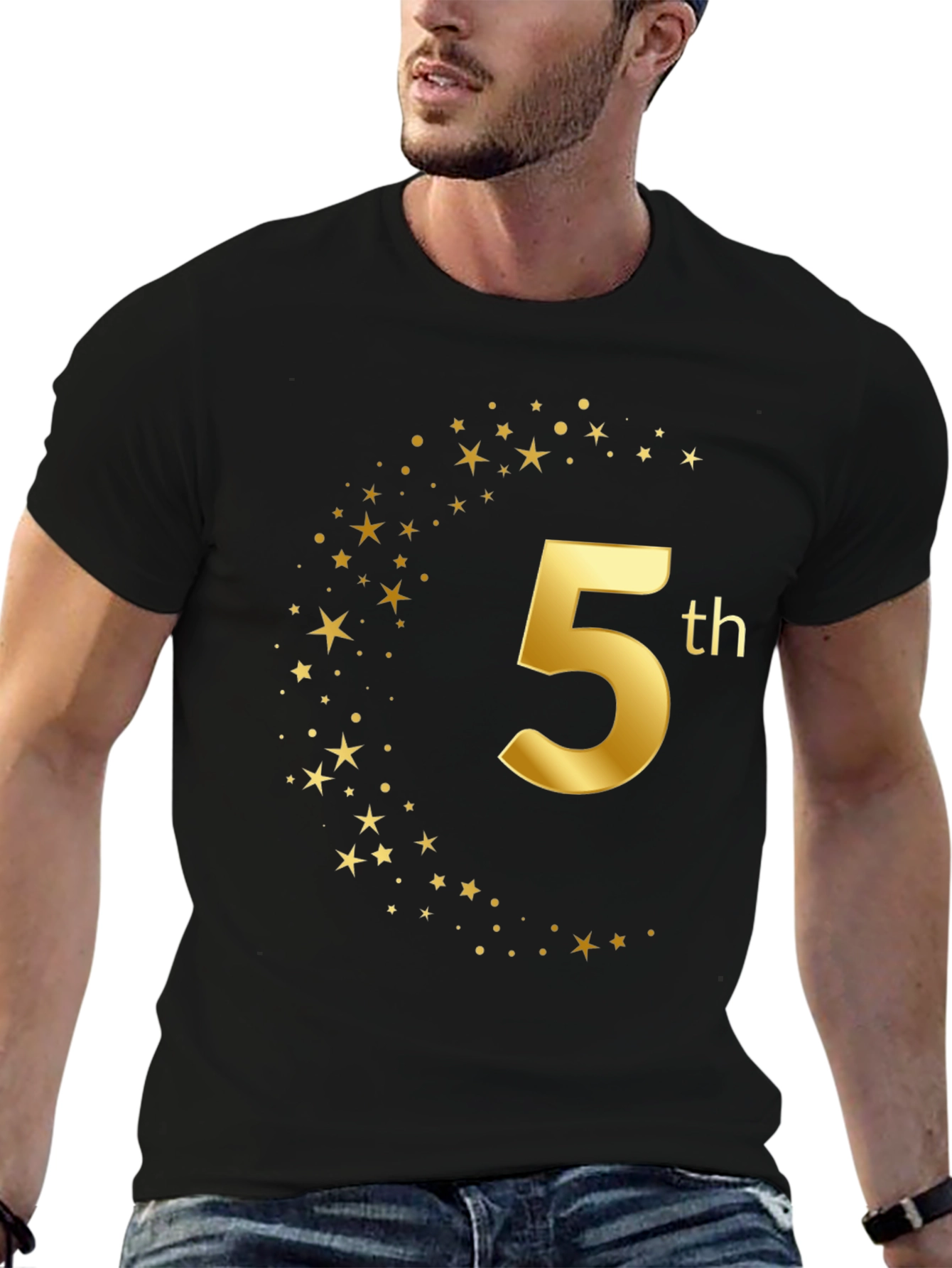5th Birthday Starry Tee
