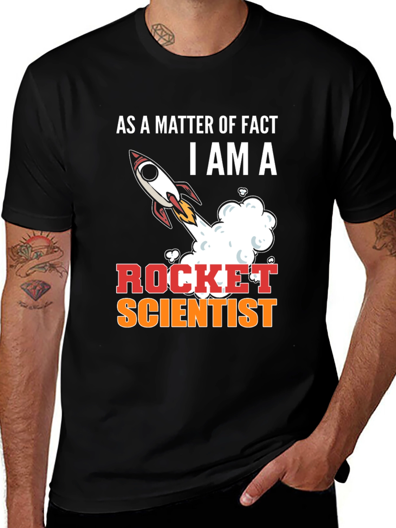 Rocket Scientist Graphic Tee - Funny Science T-Shirt