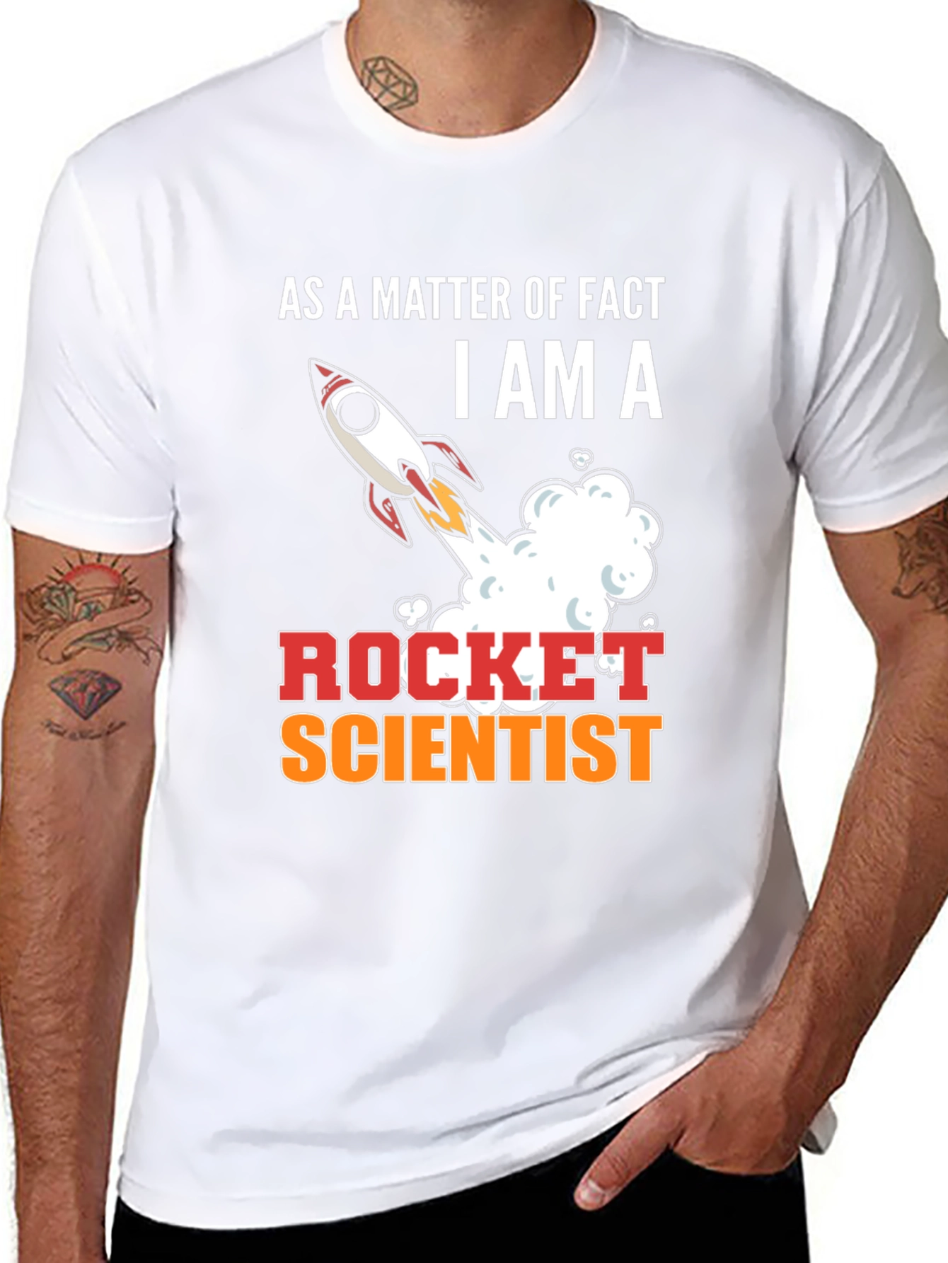 Rocket Scientist Graphic Tee - Funny Science T-Shirt