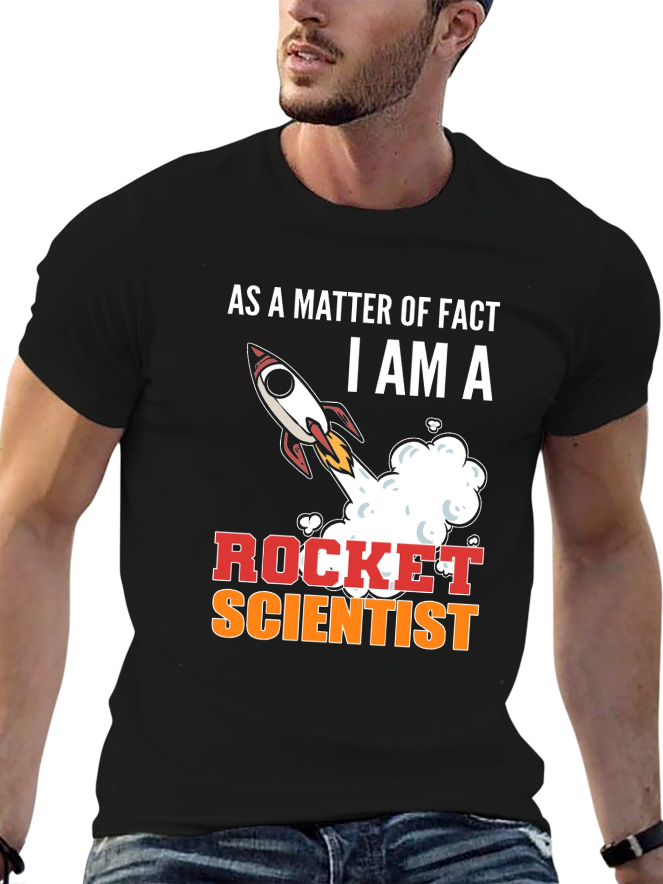 Rocket Scientist Graphic Tee - Funny Science T-Shirt