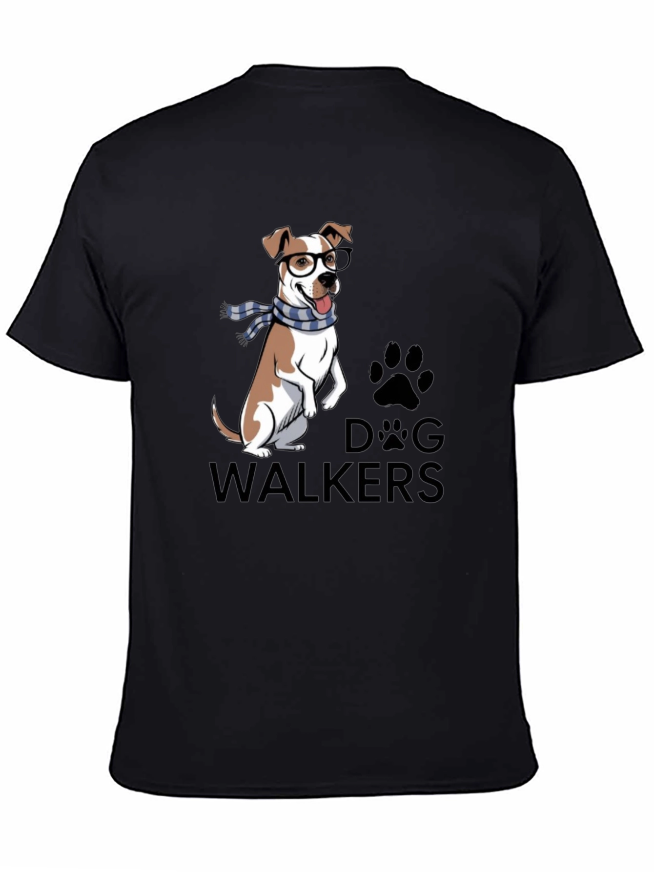 Dog Walkers T-Shirt with Cute Dog Graphic