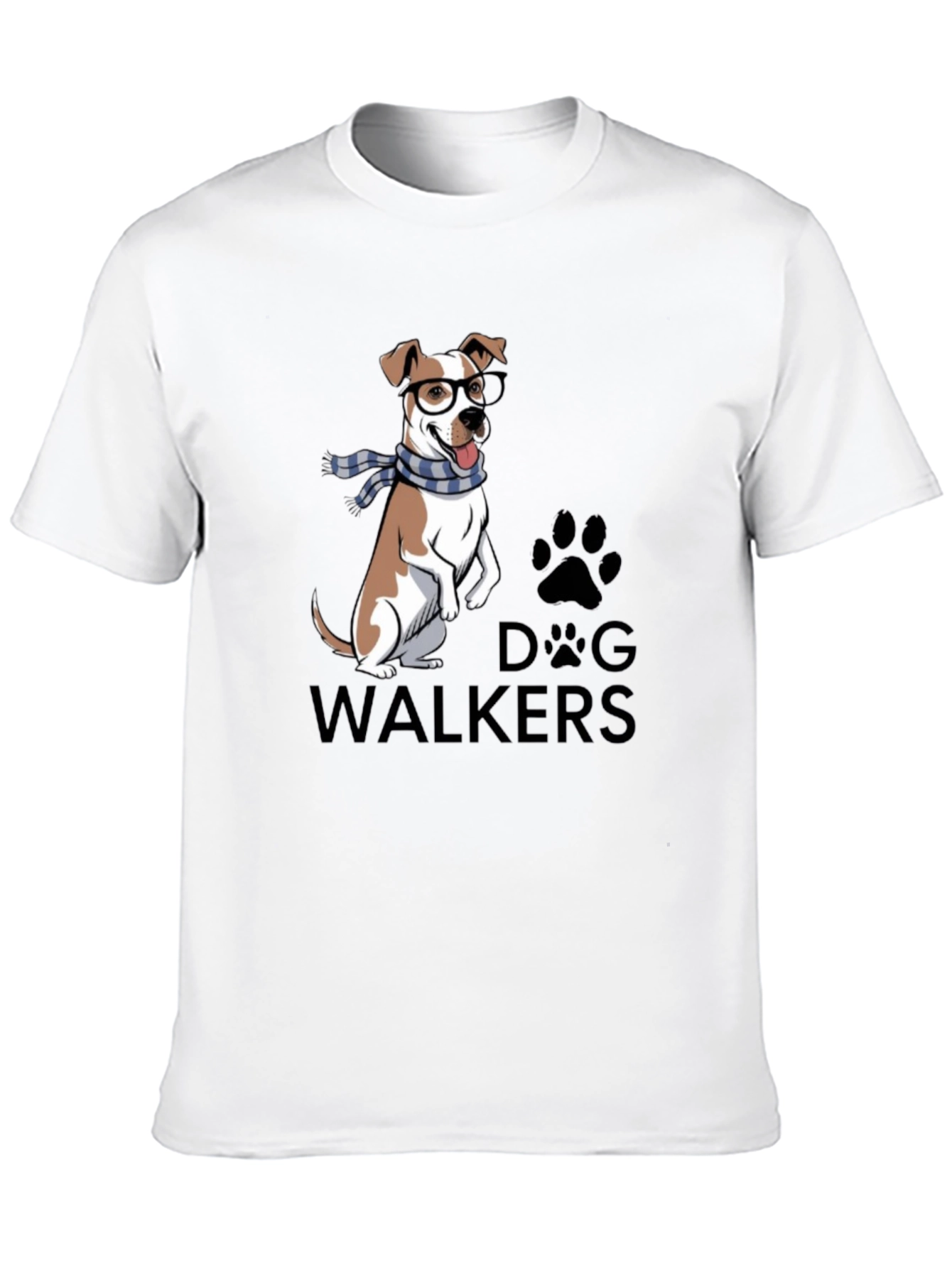 Dog Walkers T-Shirt with Cute Dog Graphic