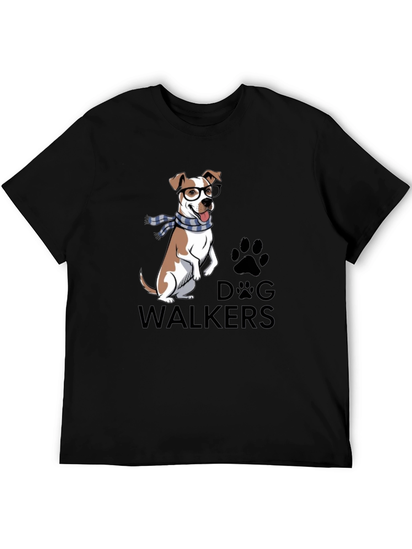 Dog Walkers T-Shirt with Cute Dog Graphic