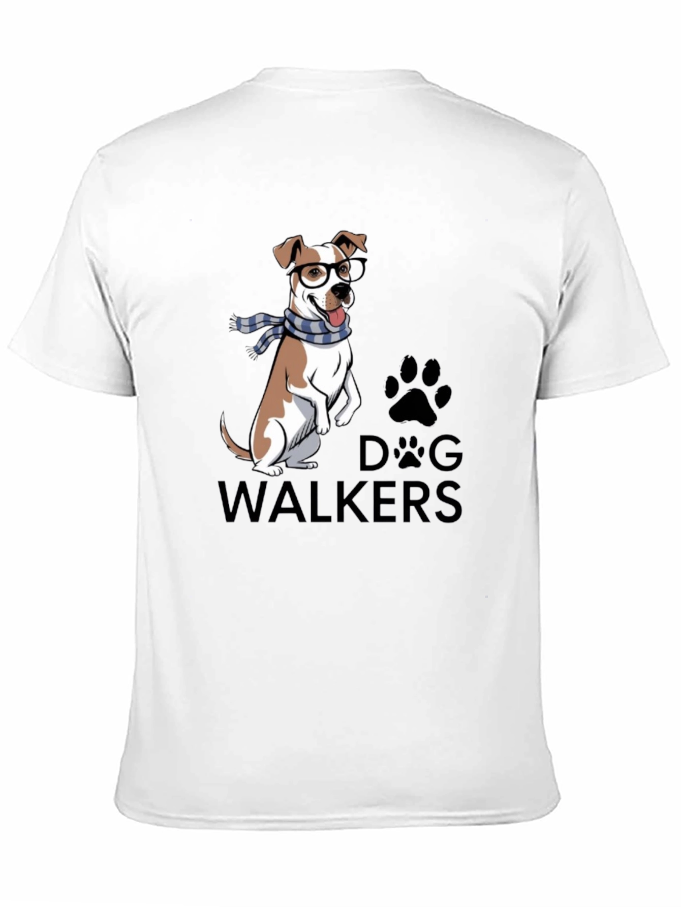 Dog Walkers T-Shirt with Cute Dog Graphic