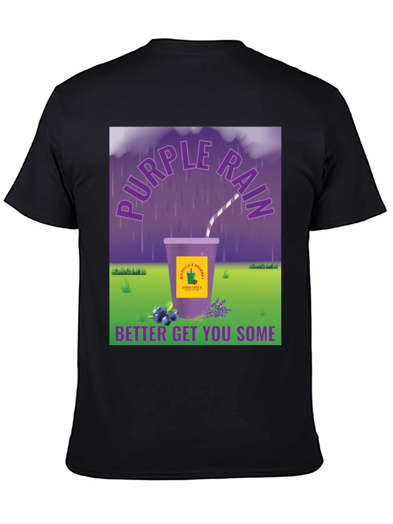 Purple Rain Smoothie Graphic Tee