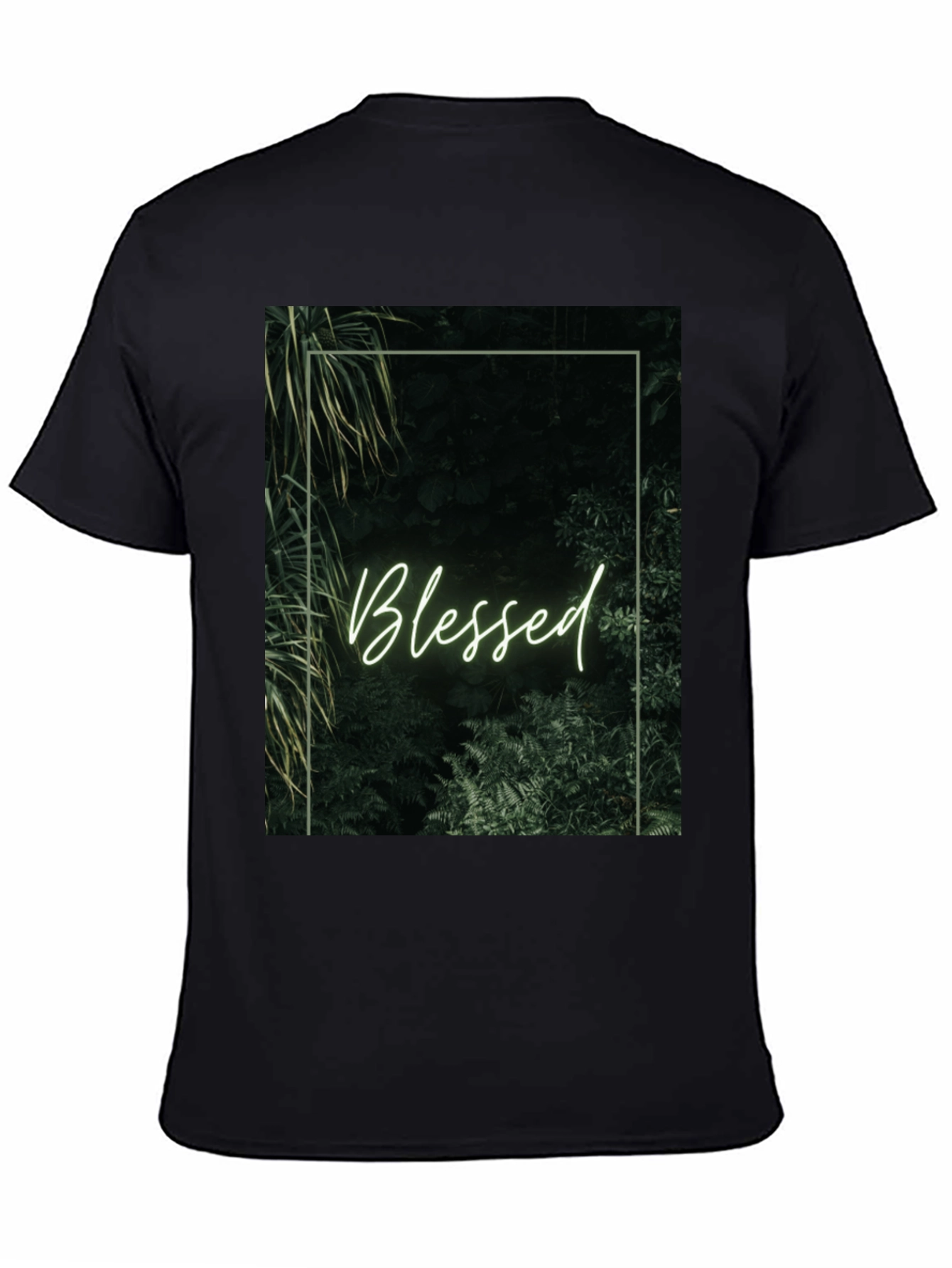 Blessed Nature Graphic Tee - Black