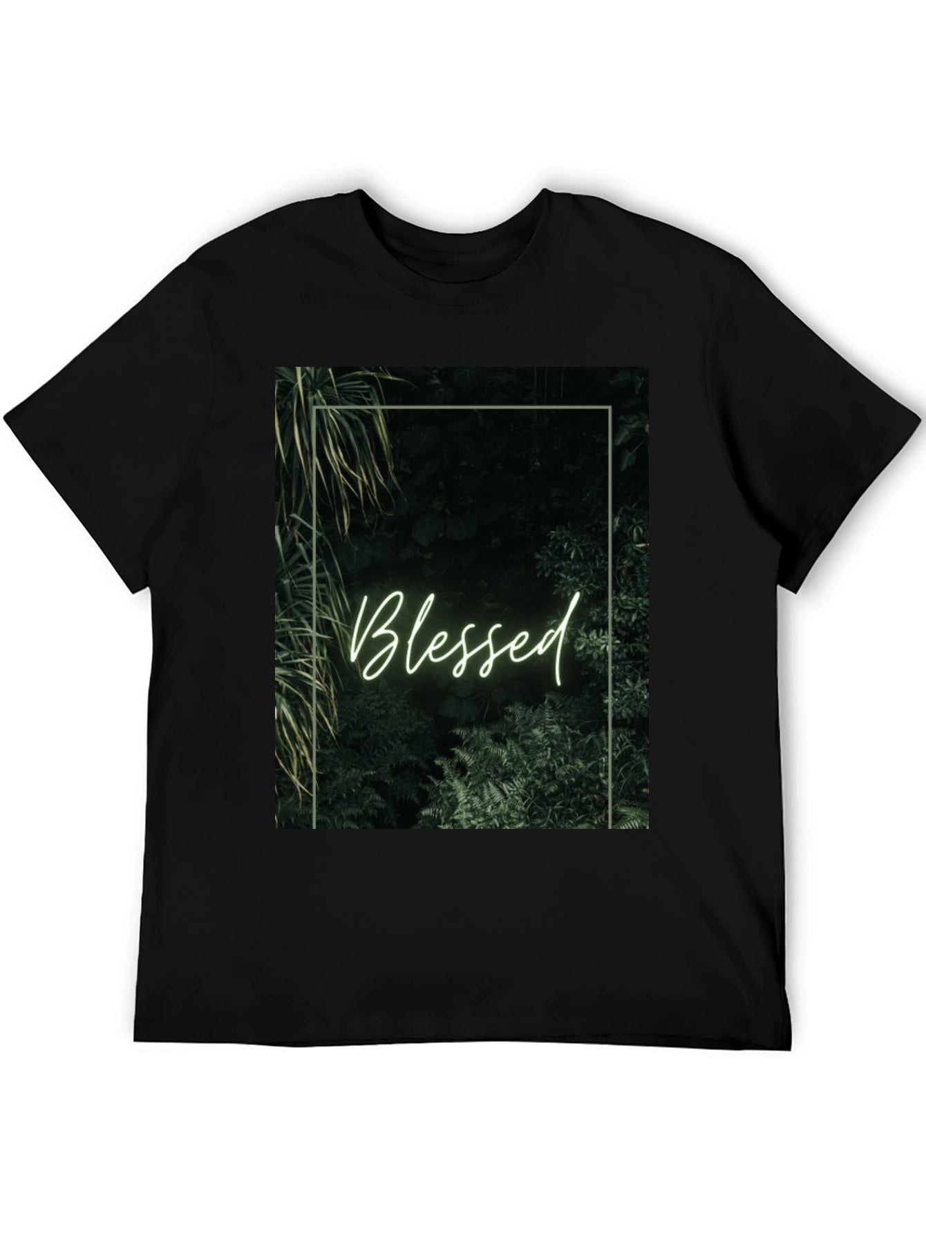 Blessed Nature Graphic Tee - Black