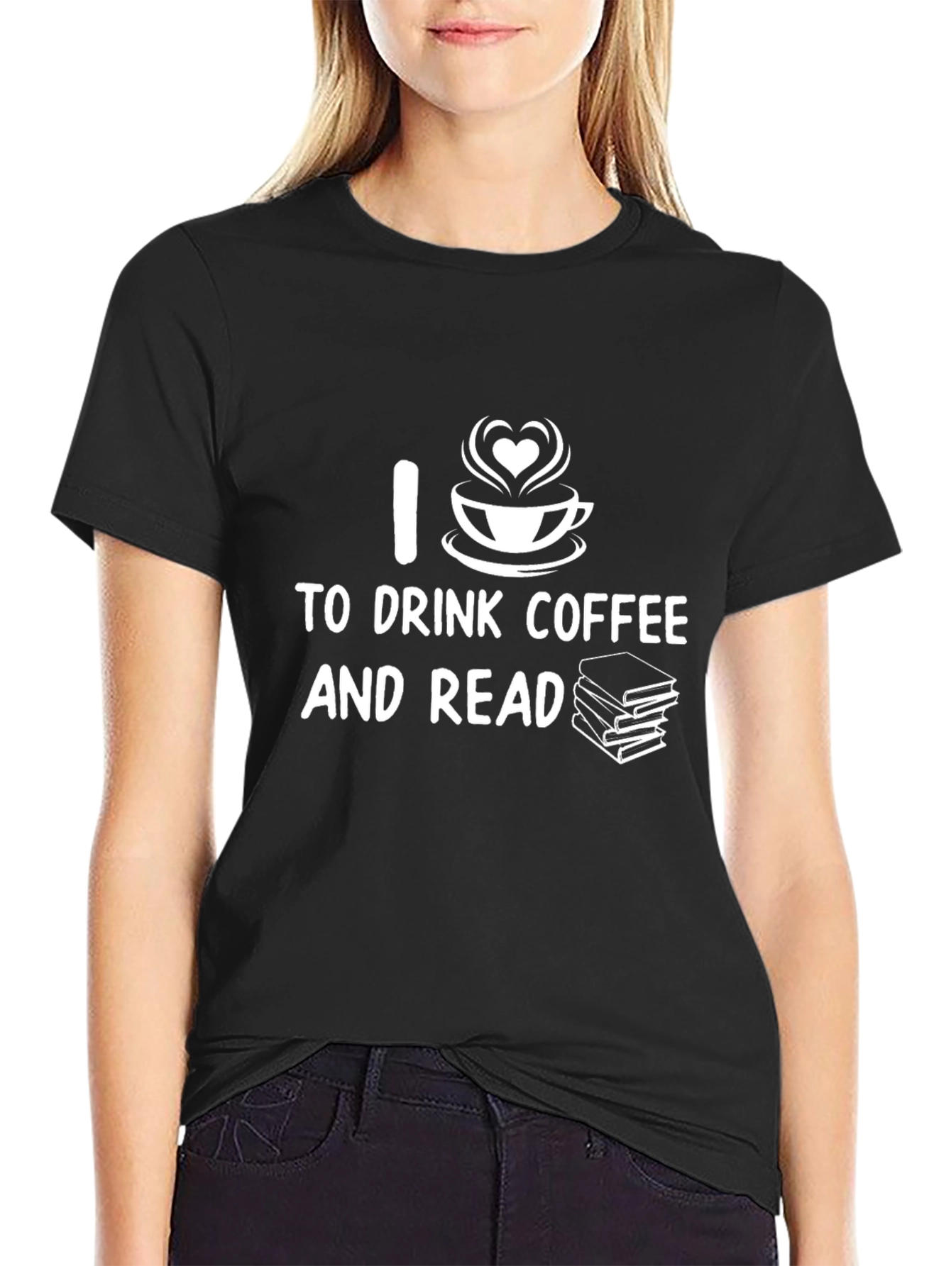 Coffee and Reading T-Shirt: Book Lovers Delight