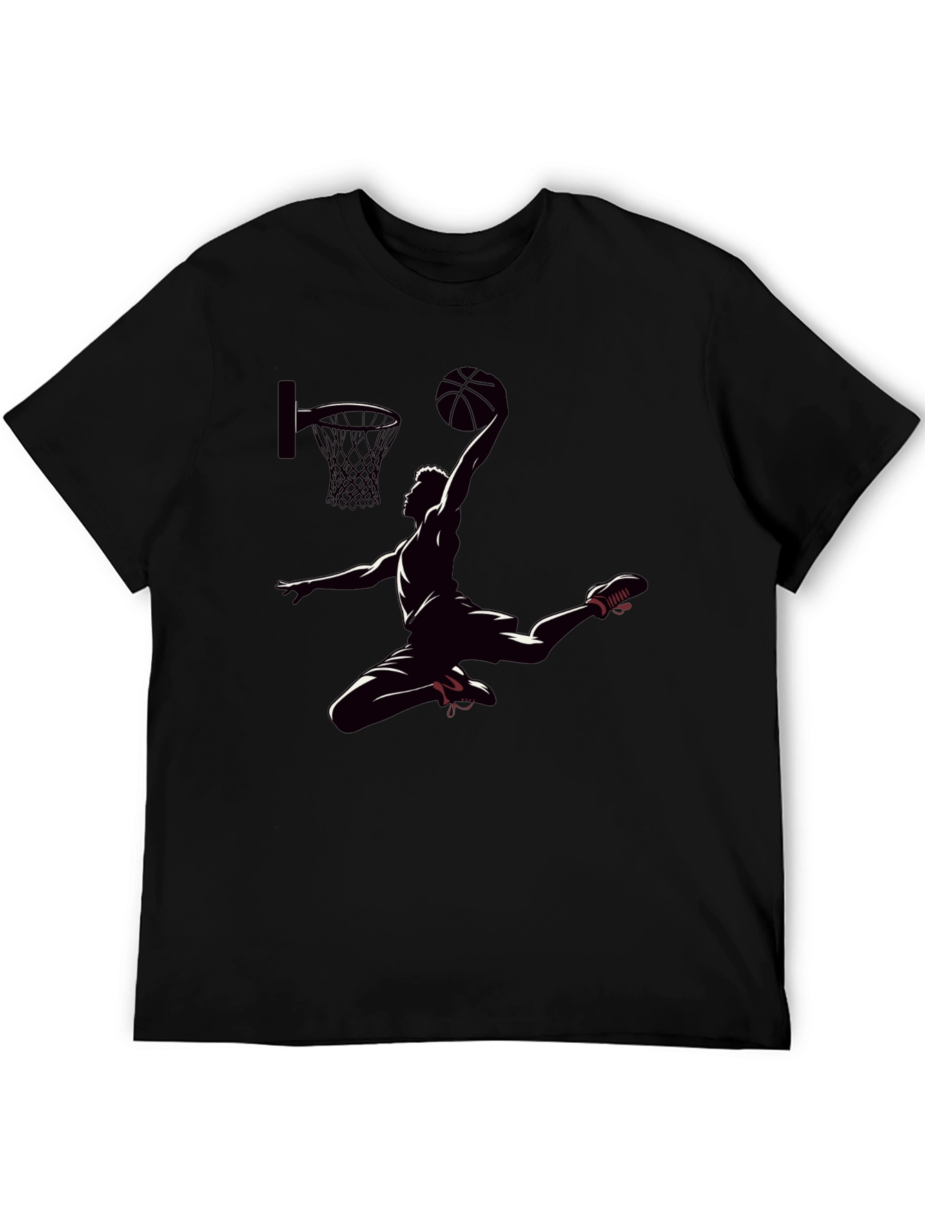 Basketball Dunk Graphic T-Shirt